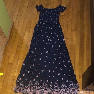 Off the shoulder sundress with slit